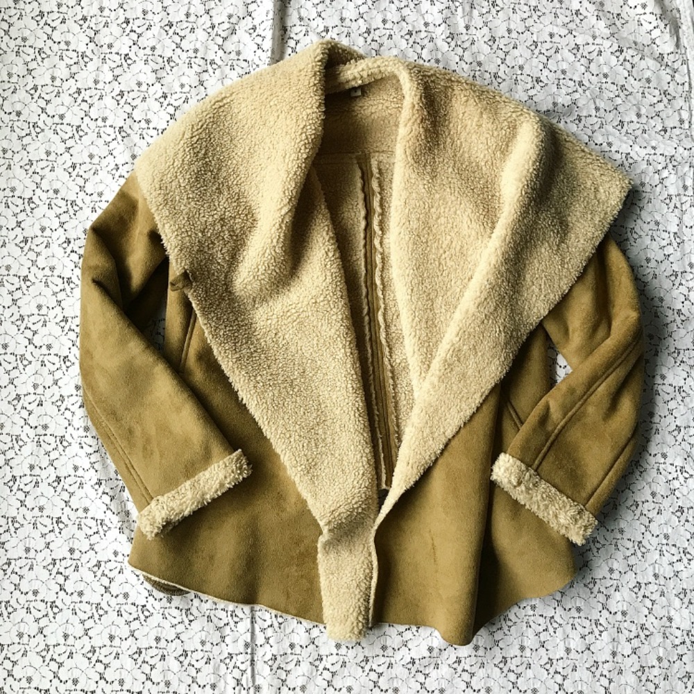 Ecoté Sherpa & suede jacket